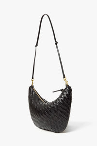 Clare V Black Woven Zig-Zag