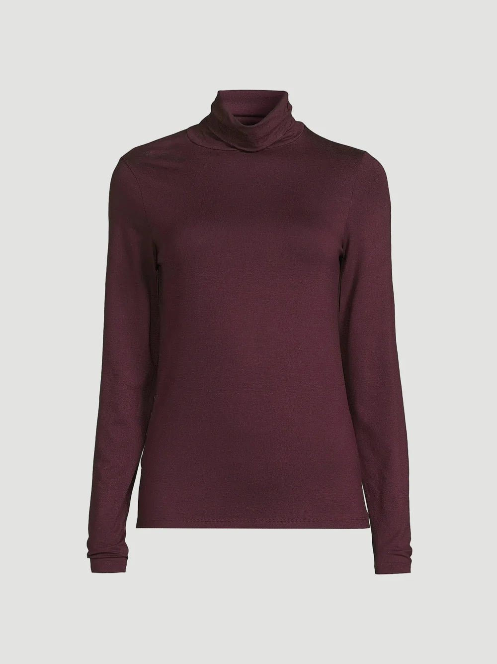 Majestic Soft Touch Fitted Long Sleeve Turtleneck Top