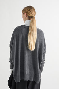 Meimeij M6IZ06-399 Gilet oversize Anthracite