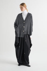 Meimeij M6IZ06-399 Gilet oversize Anthracite