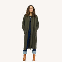 Kerri Rosenthal Mercer Loved Duster Army Green