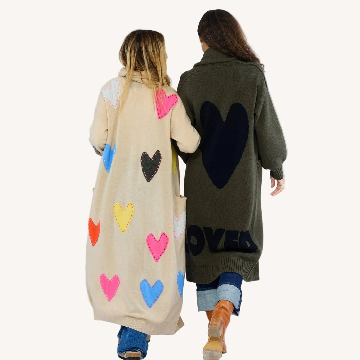 Kerri Rosenthal Mercer Loved Duster Army Green