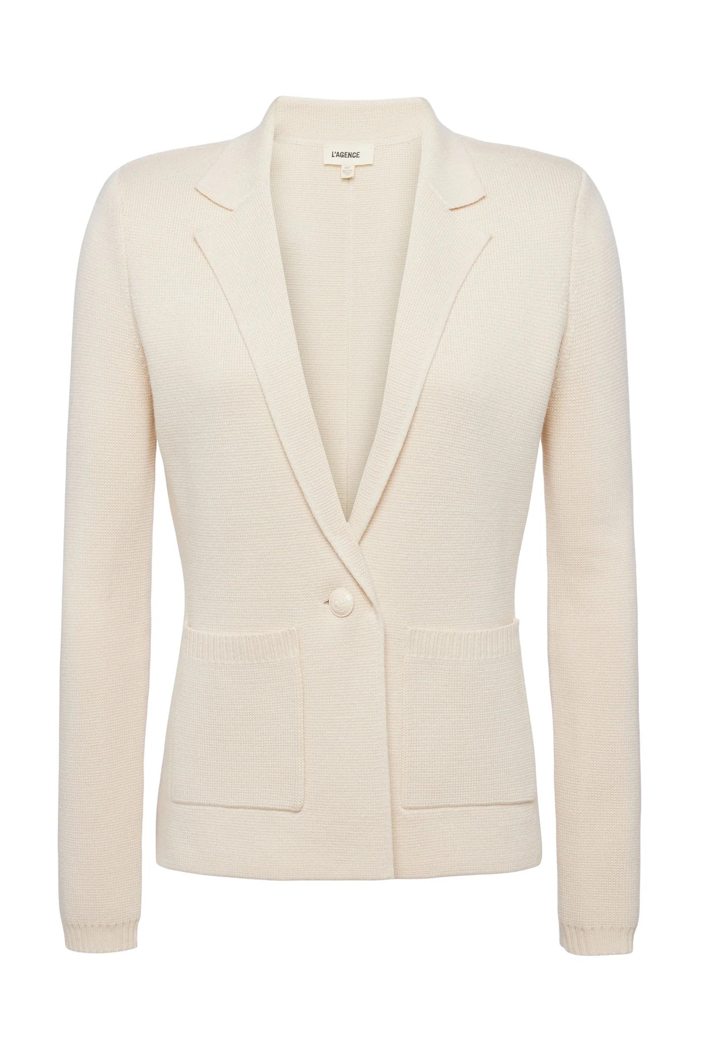 L'Agence Lacey Knit Single Breasted Blazer