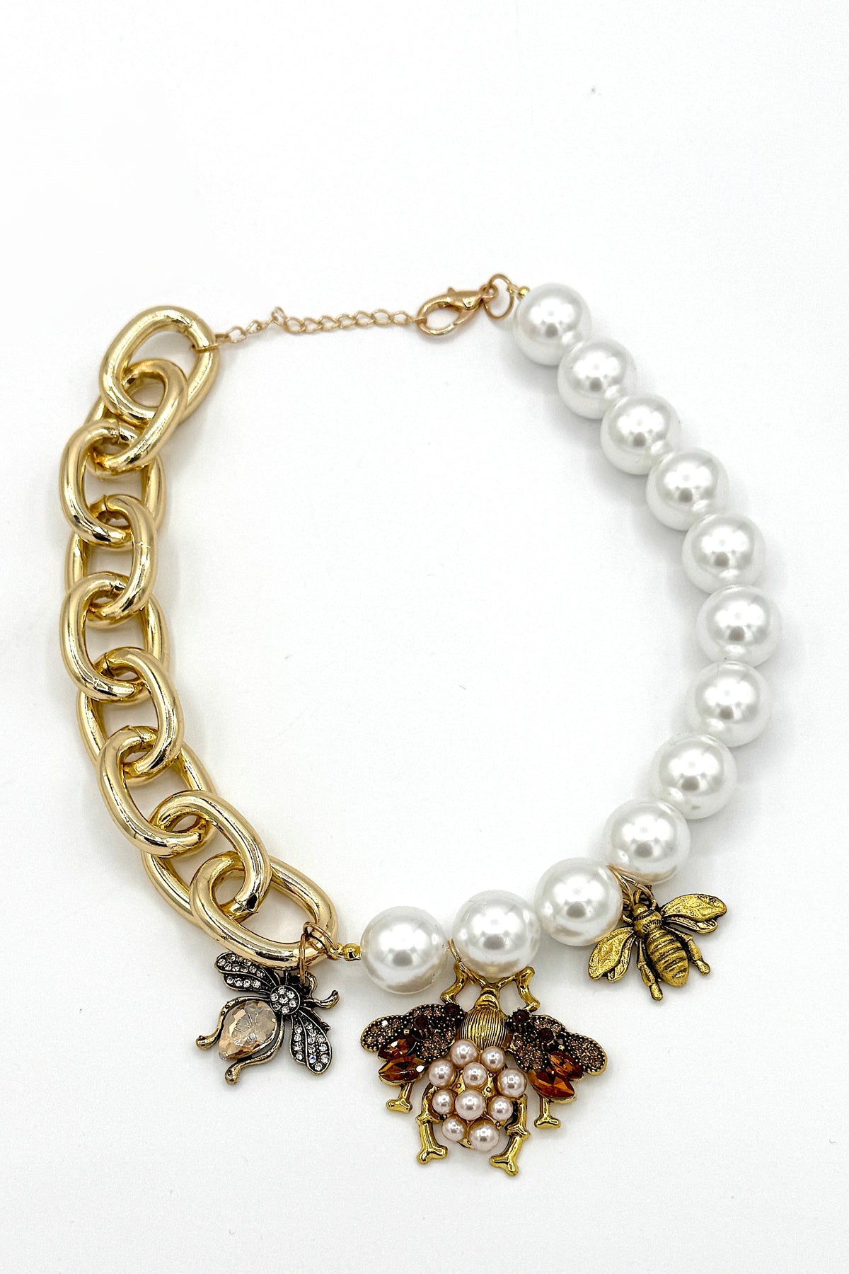 Collier de perles Abeille Tres Chic