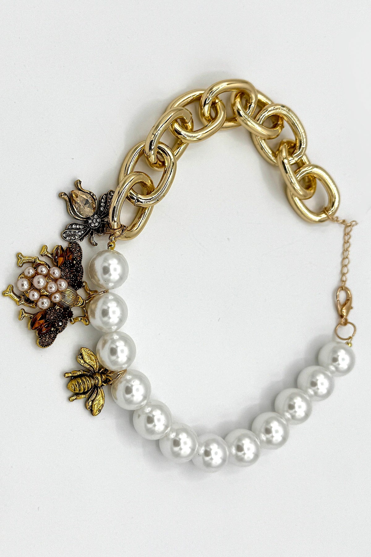 Collier de perles Abeille Tres Chic