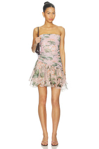 PatBO Lotus Mini Dress Light Pink