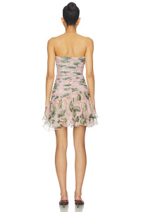 PatBO Lotus Mini Dress Light Pink