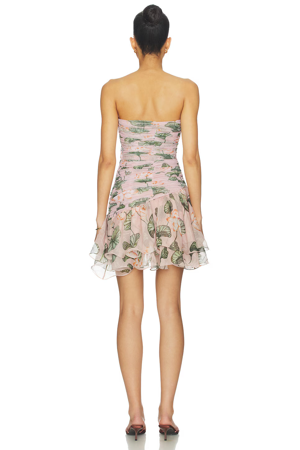 PatBO Lotus Mini Dress Light Pink