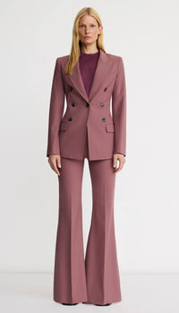 Pantalon évasé Smythe mauve