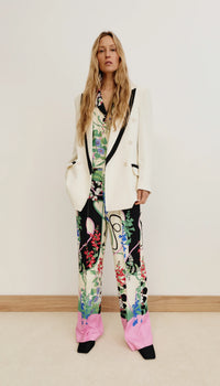 Smythe Taped DB Peaked Lapel Blazer