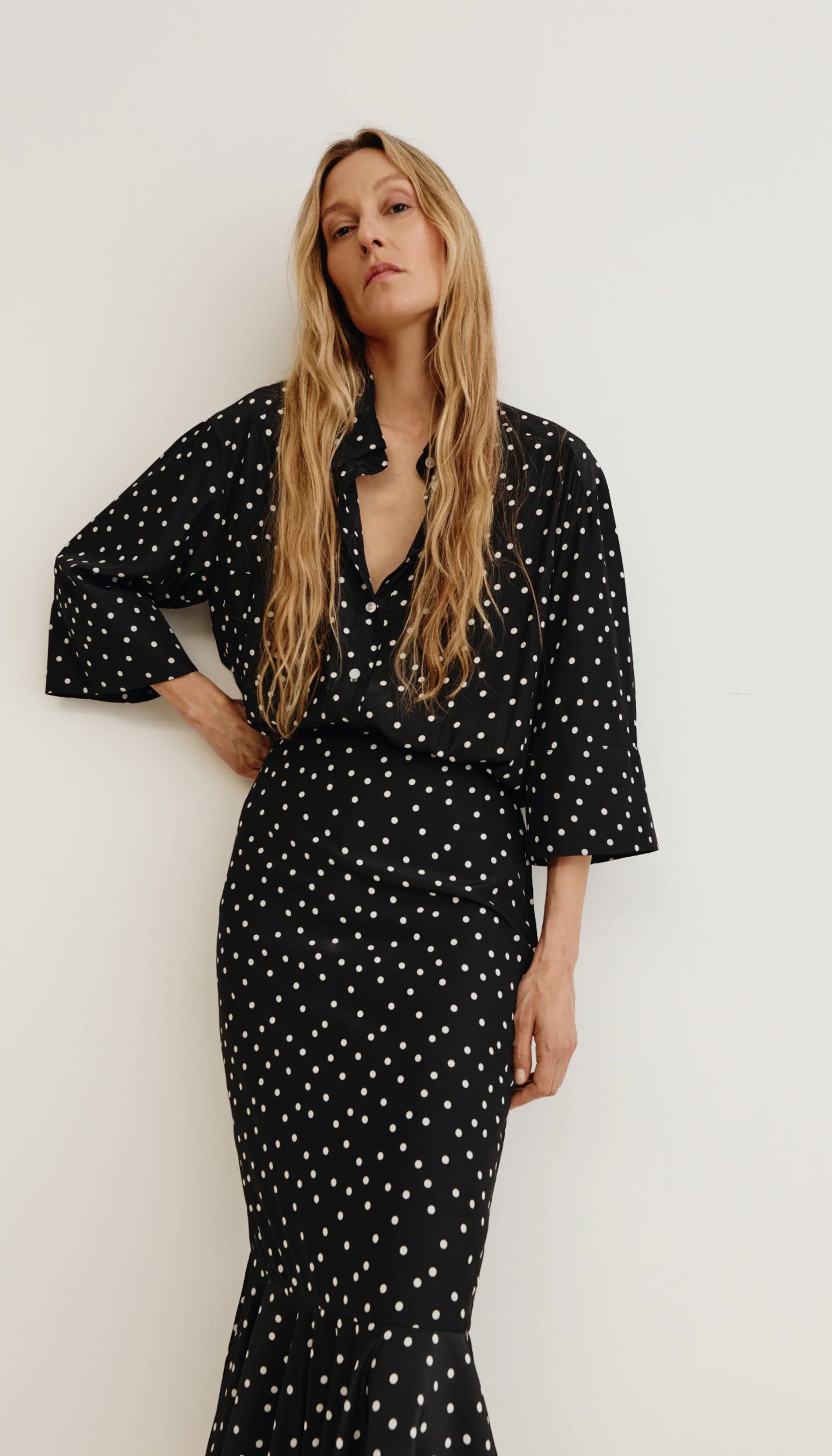 Smythe Tiered Midi Skirt