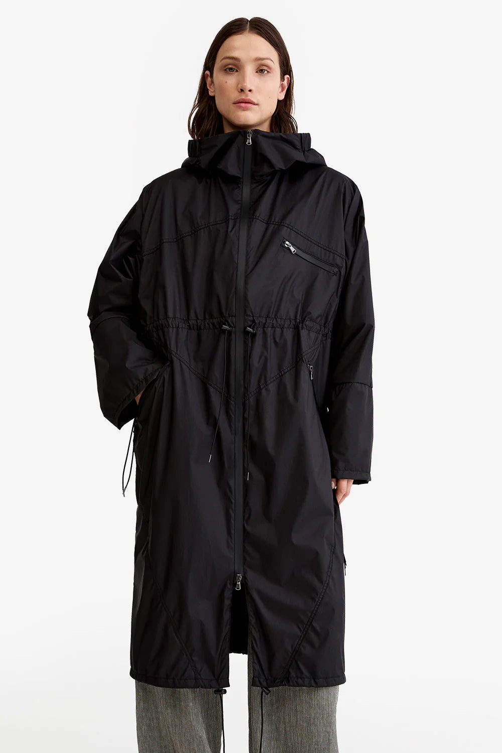 Smythe Drawstring Rain Shell