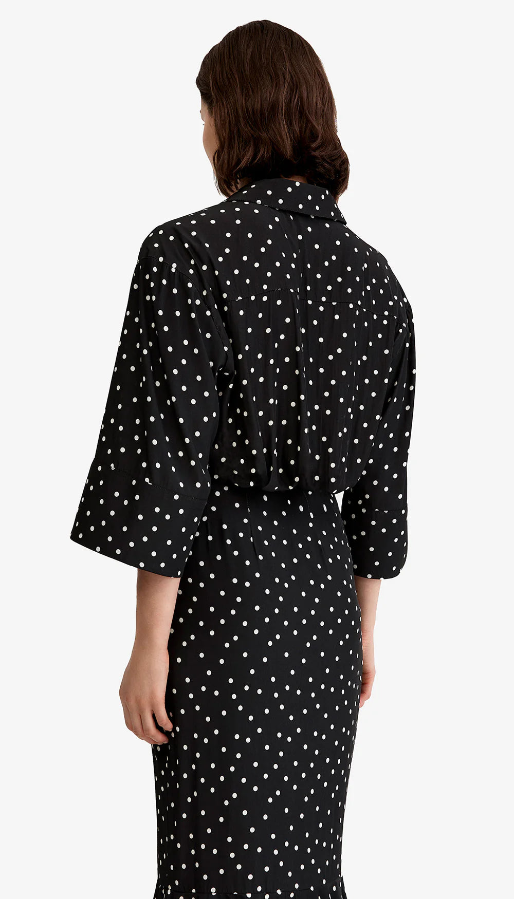 Smythe 3/4 Sleeve Relaxed Shirt