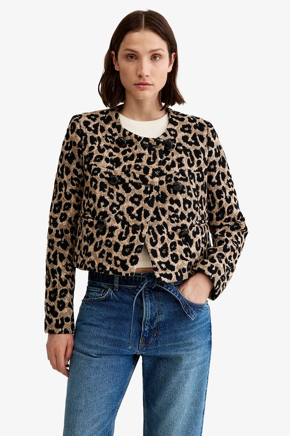 Smythe Collarless DB Mini Jacket