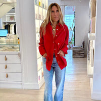 Kerri Rosenthal Jack Shirt Red