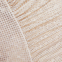 Self-Portrait Champagne Rhinestone Maxi Dress