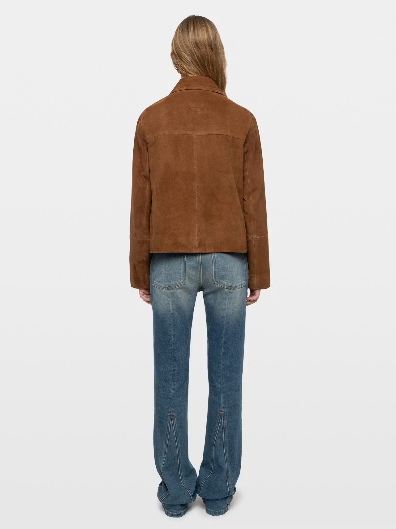 Zadig & Voltaire RWOW01289 Veste Daim Lessa Cognac