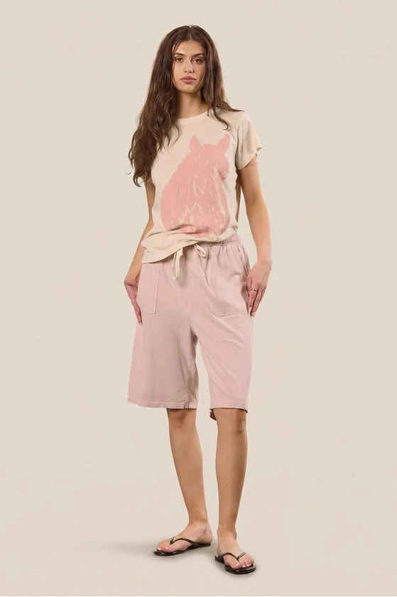 People of Leisure The Pink Stable Tee - Sand