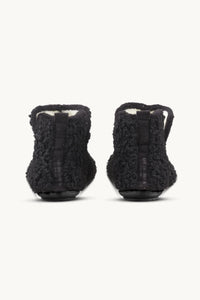 Ilse Jacobsen Slipper Boots with Laces -  Black