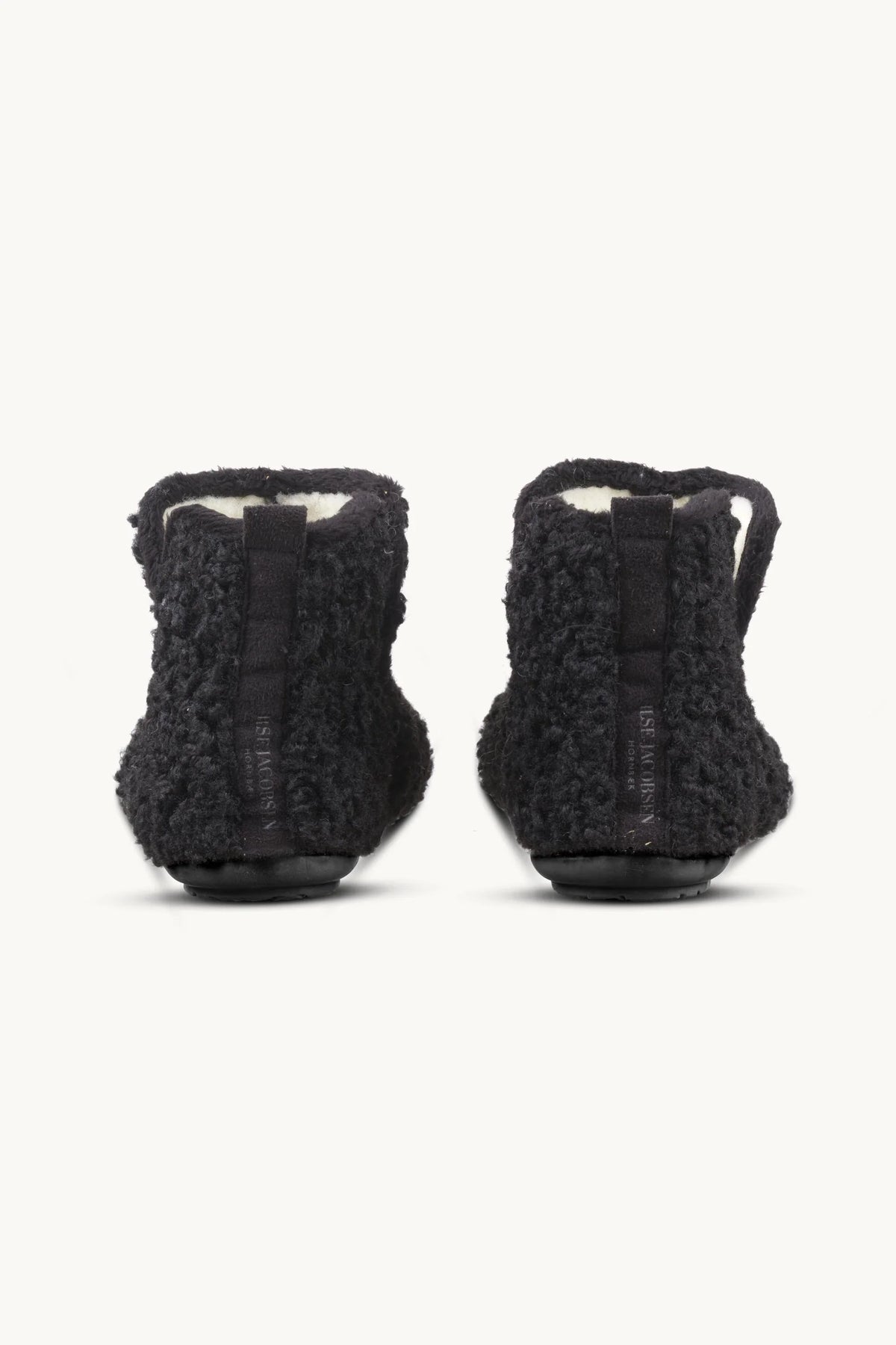 Ilse Jacobsen Slipper Boots with Laces -  Black
