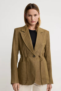 Blazer à Cordon Smythe Marron
