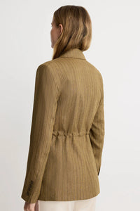 Blazer à Cordon Smythe Marron