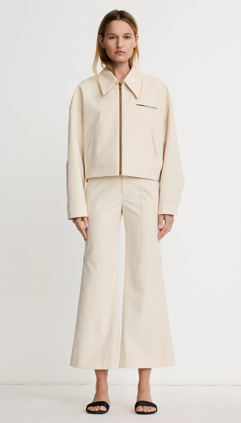 Pantalon Culotte Utility Smythe Crème