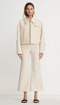 Smythe Utility Culotte Pant Cream