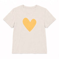Kerri Rosenthal Suke Imperfect Heart Tee Chalk