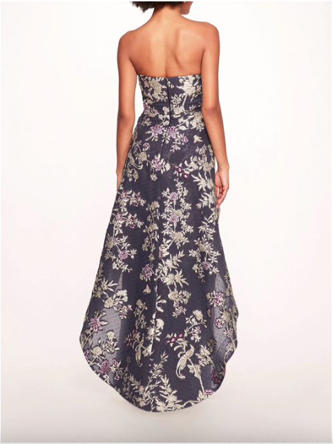 Marchesa strapless deals gown