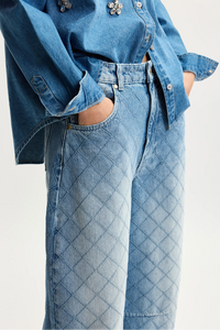 Essentiel Katsu Boxed In Jeans Aquamarine