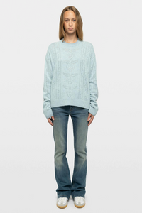 Zadig & Voltaire Markuz LC Bandana Sweater - Frozen