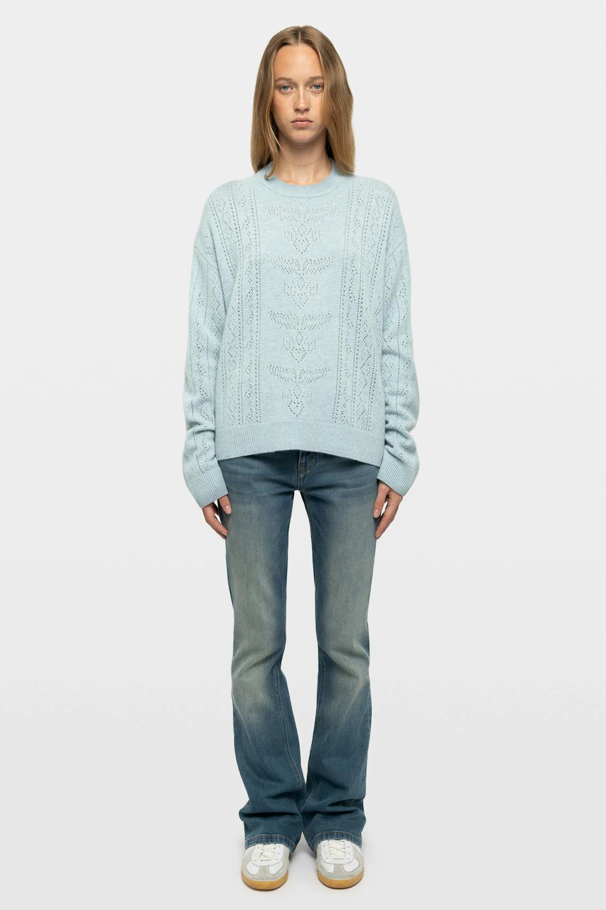 Zadig & Voltaire Markuz LC Bandana Sweater - Frozen