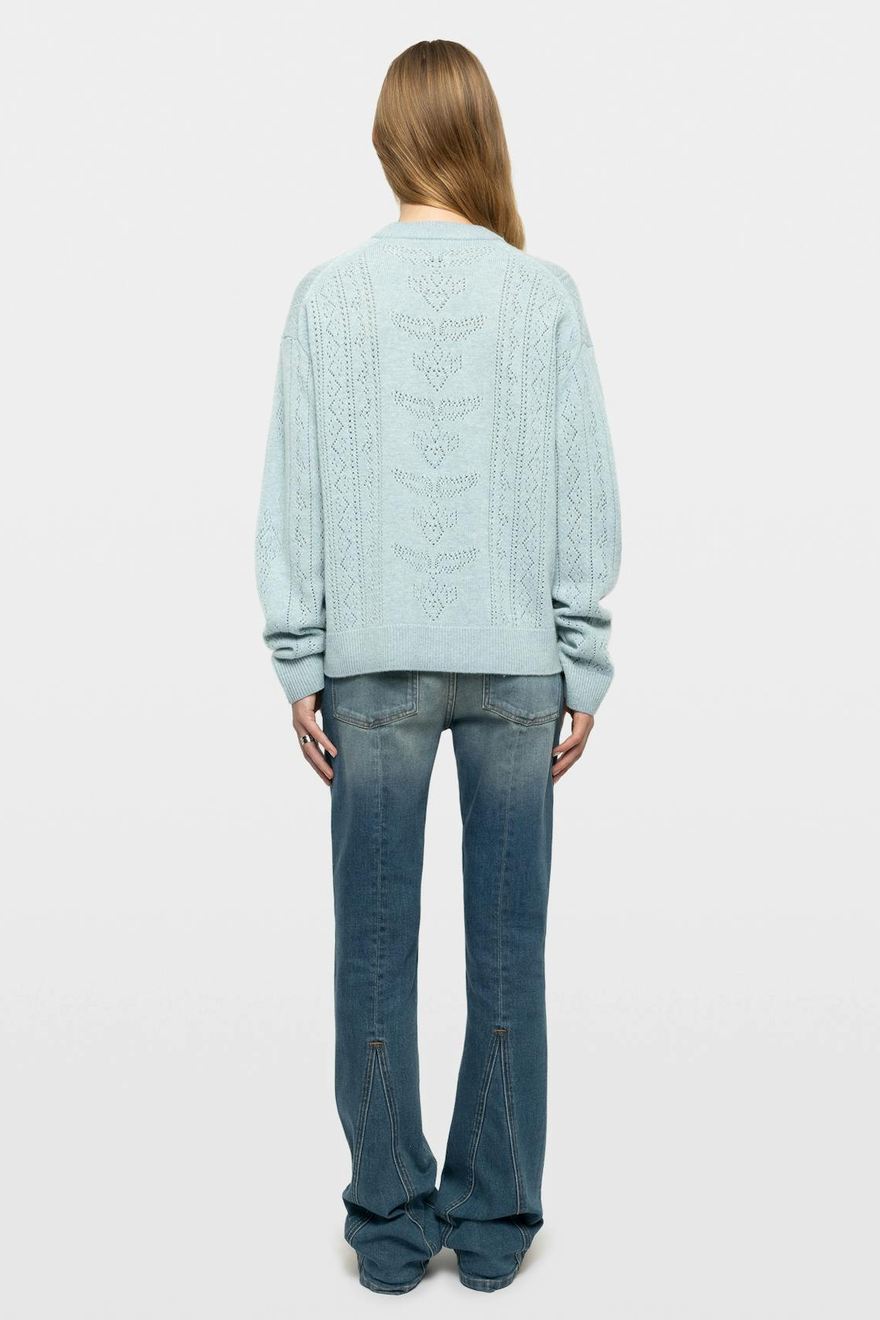 Zadig & Voltaire Markuz LC Bandana Sweater - Frozen