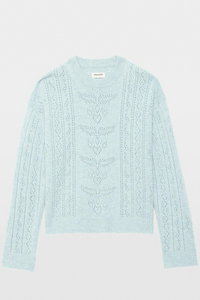 Zadig & Voltaire Markuz LC Bandana Sweater - Frozen
