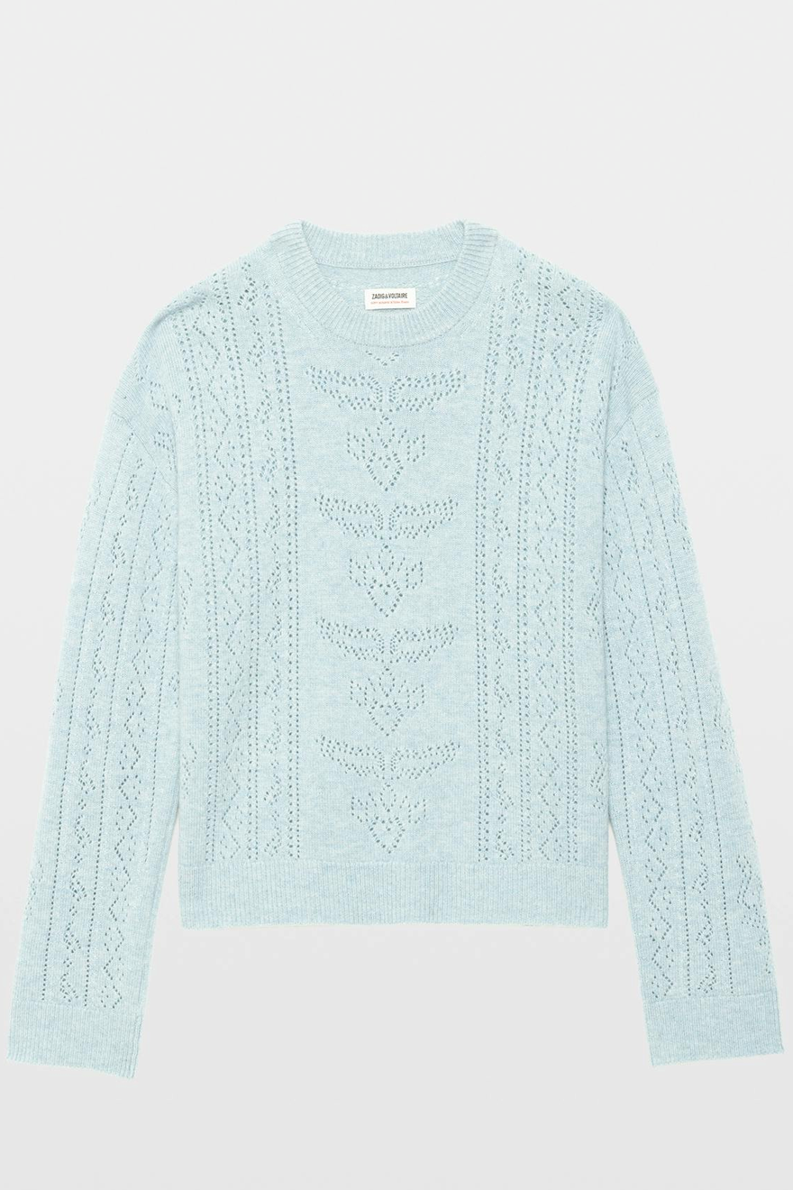 Zadig & Voltaire Markuz LC Bandana Sweater - Frozen