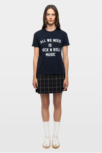 Zadig & Voltaire Walko TC Need RNR Strass Tee - Encre