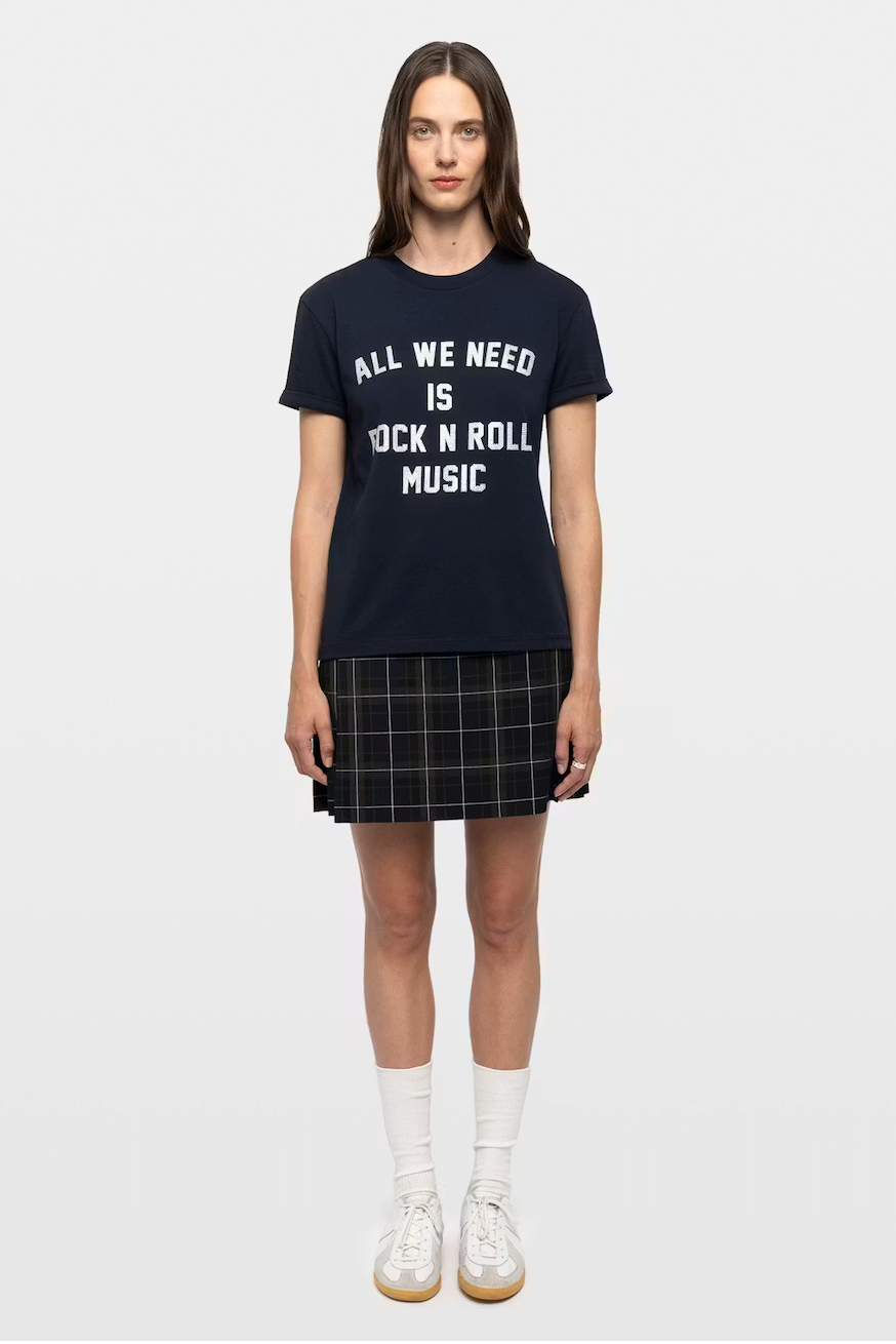 Zadig & Voltaire Walko TC Need RNR Strass Tee - Encre