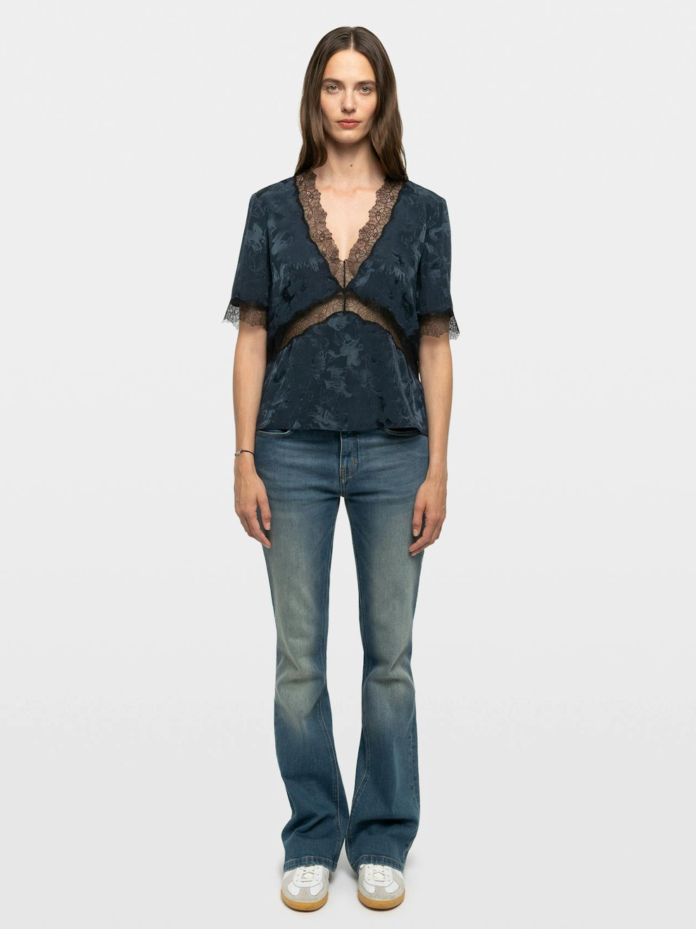 Zadig & Voltaire Tedoxa Jac Horses Blouse - Encre
