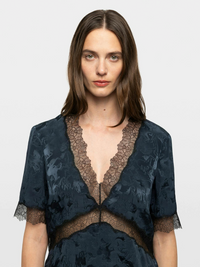 Zadig & Voltaire Tedoxa Jac Horses Blouse - Encre