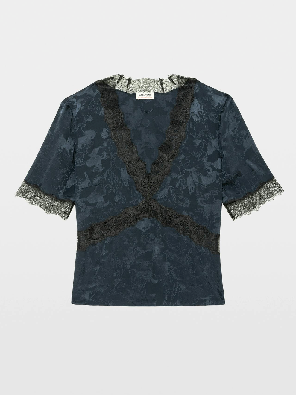 Zadig & Voltaire Tedoxa Jac Horses Blouse - Encre