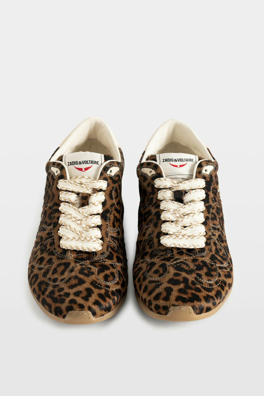 Zadig & Voltaire ZV Dance Leo Pony Shoe - Brandy