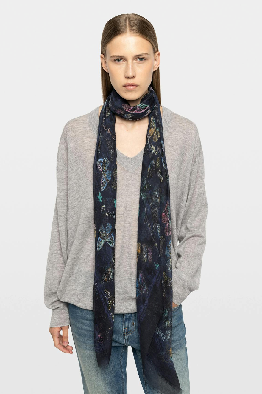 Zadig & Voltaire Kerry Tattoo Scarf - Flash