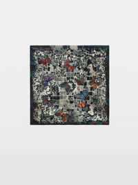 Zadig & Voltaire Blondie 70 Butterfly Lace Scarf Ink
