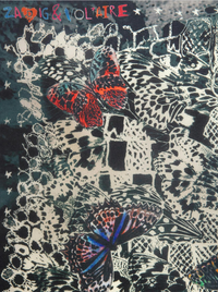 Zadig & Voltaire Blondie 70 Butterfly Lace Scarf Ink