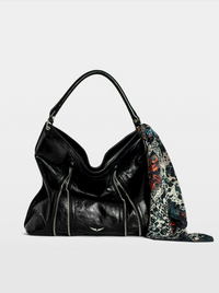 Zadig & Voltaire Blondie 70 Butterfly Lace Scarf Ink