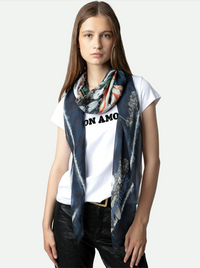 Zadig & Voltaire Kerry Wild Modal Scarf Kaki