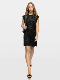 Zadig & Voltaire Roe Zebra Dress Black