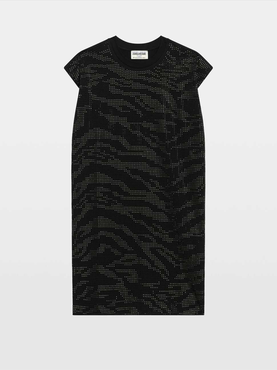 Zadig & Voltaire Roe Zebra Dress Black