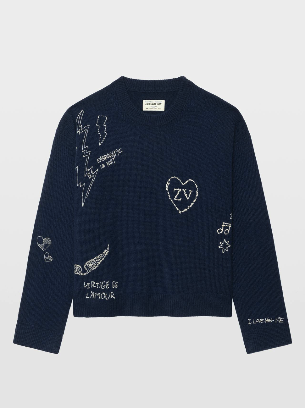 Zadig & Voltaire Markuz Multidraw Sweater Marine